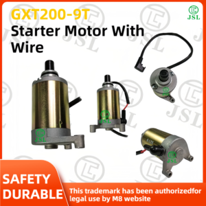GXT200-9T Starter Motor With Wire for Motorcycle